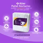 Pañal para adultos Nivel de absorción 8 día y noche. Alier® Pañales para Adultos Nivel 8 características.