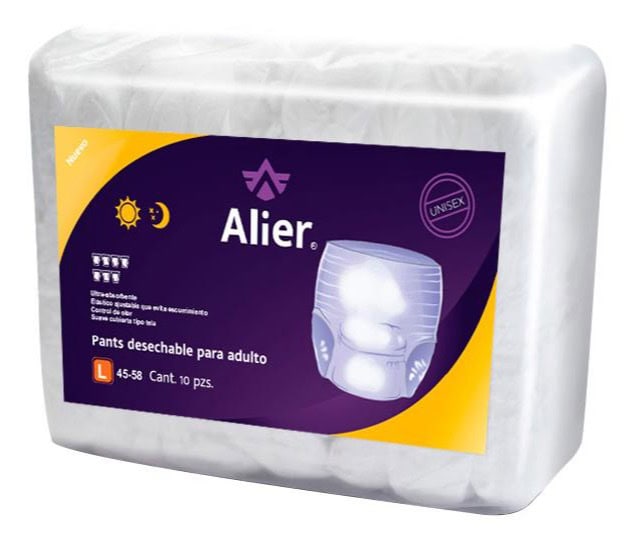 Calzón adultos nivel de absorción 7 para adulto. Alier® Pañales para Adultos.