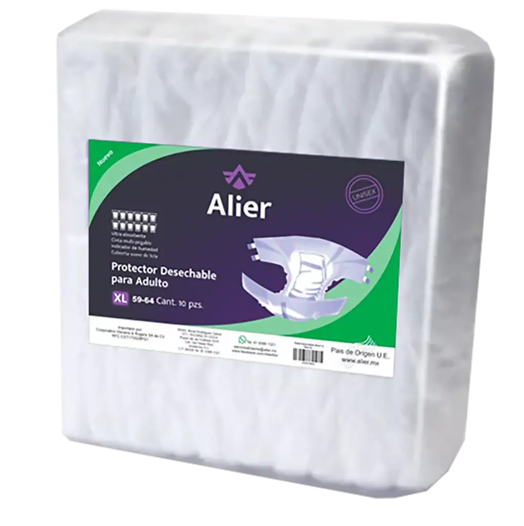 Pañales para adultos absorción nivel 12 - Pañales desechables para adultos