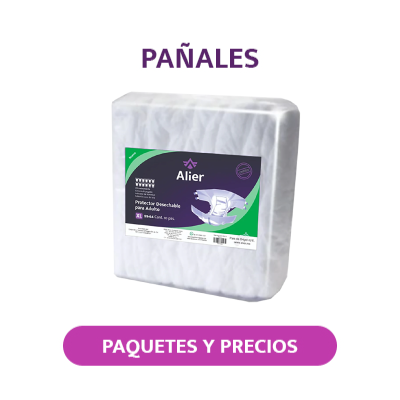 Pañales para adulto.