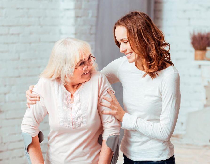 Madre e hija pañales para adultos