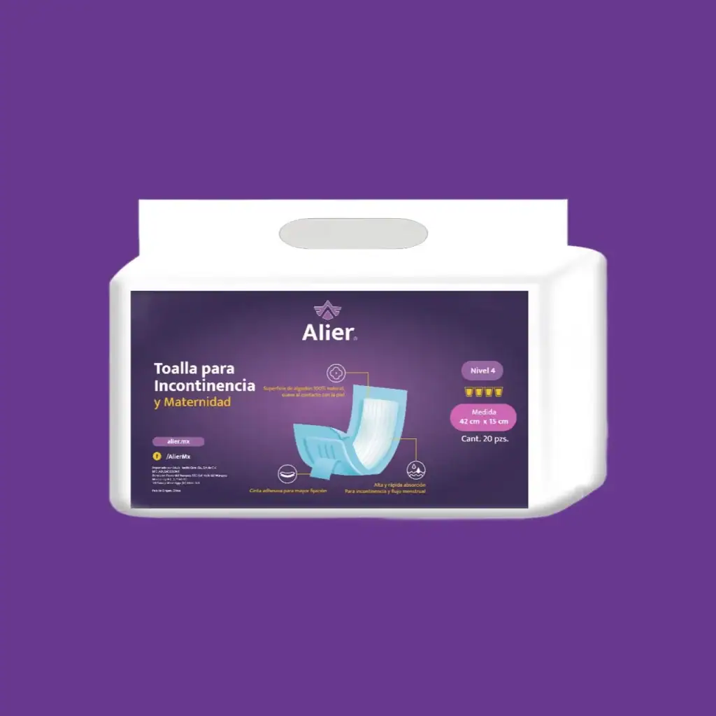 Cubrecama desechable para adulto. Alier® Pañales para Adultos.