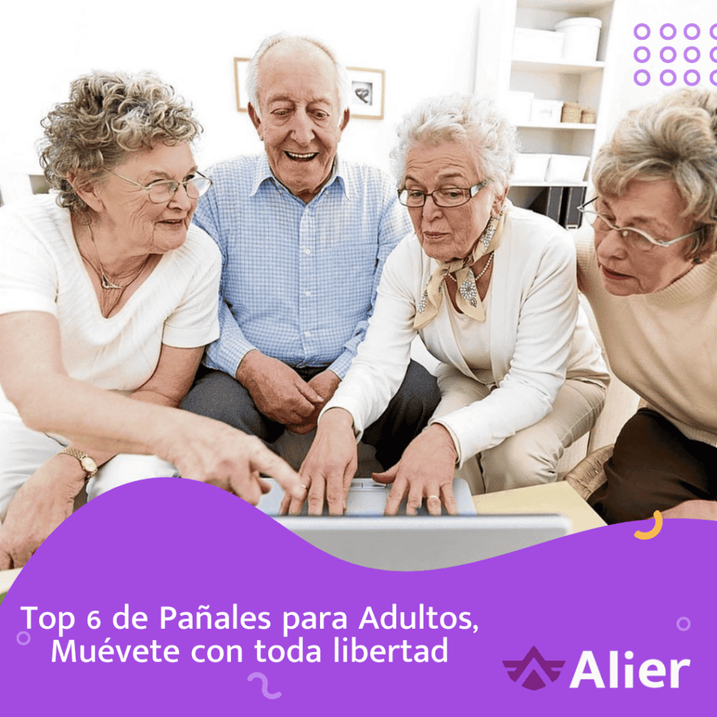 Top 6 de Pañales para Adultos con máxima absorción. Tabla comparativa. Alier® - Top 6 de Pañales para Adultos, Máxima absorción y muy discretos