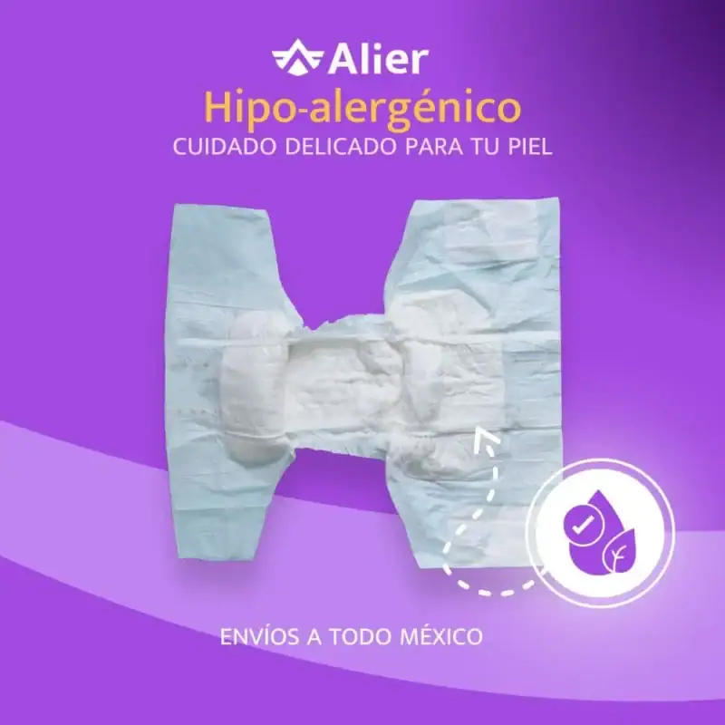 Pañales para adultos Hipo-alergénico. Alier® Pañales para adulto