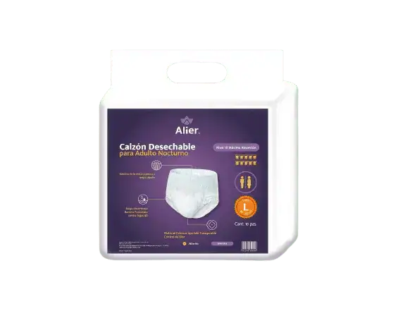 Pañales para Adulto Nivel de absorción 12 Tallas: M, L y XL. Alier® Pañales para Adultos. Pañales para incontinencia Avanzada