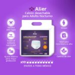 Calzón desechable para adulto Nivel de absorción x10 - Pañales para adultos. Alier®