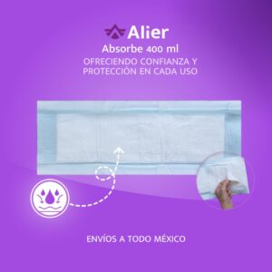 Toalla para incontinencia y maternidad - Pañales para adultos. Alier®