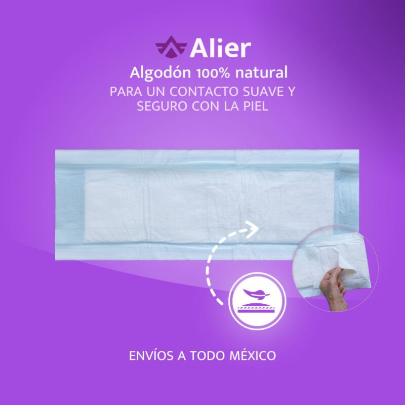 Toalla para incontinencia y maternidad - Pañales para adultos. Alier®